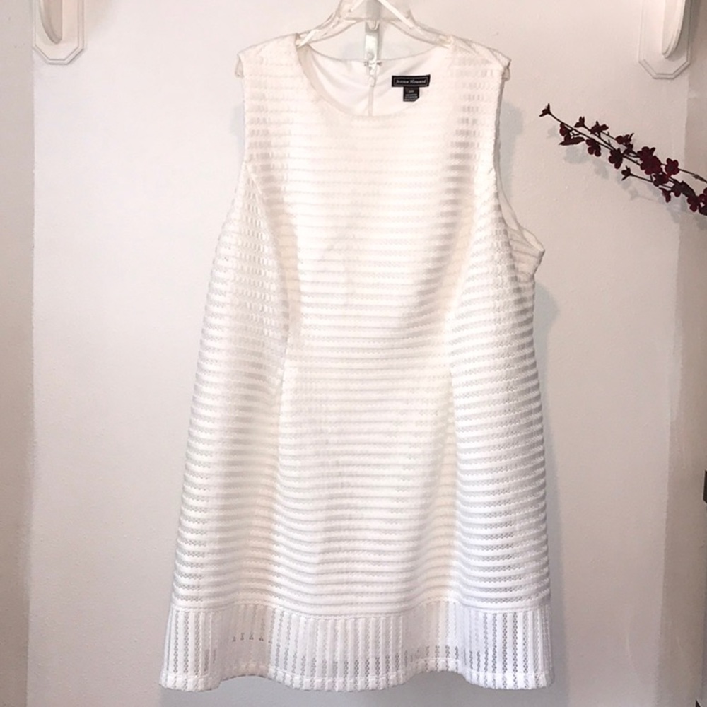 Jessica Howard White Short Sleeve Dress 24W